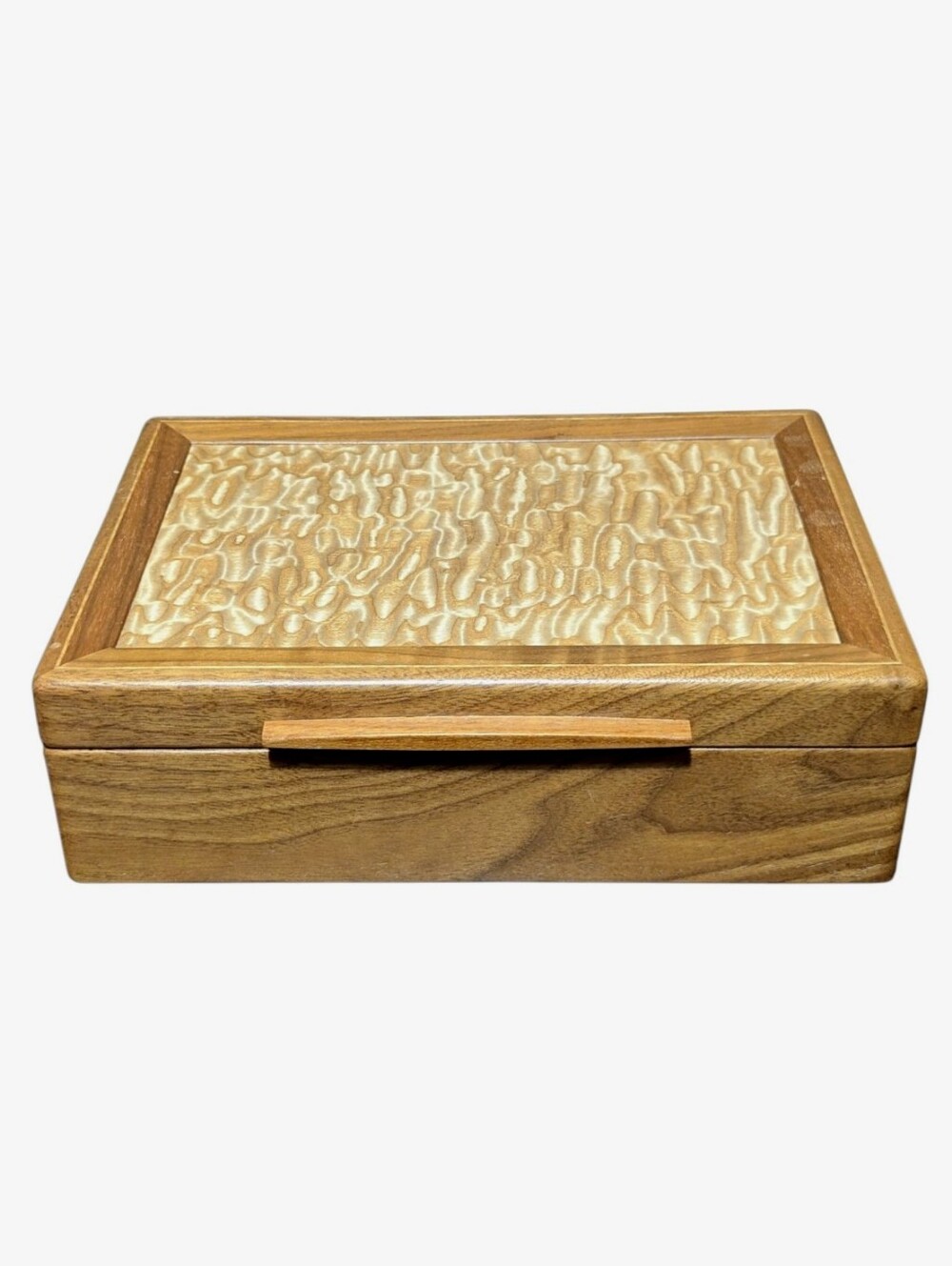 Heartwood Creation Safari I Walnut Japanese Tamo Teak Michael Fisher Jewelry Box